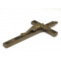 vechi crucifix colonial spaniol. bronz & mahon. Argentina cca 1900